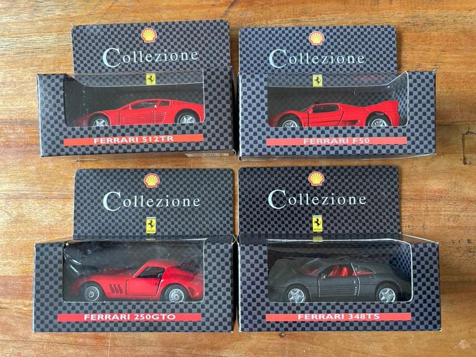 Ferrari Collezione Shell modelauto's (4 stuks), Ophalen of Verzenden, Nieuw, Auto, Overige merken