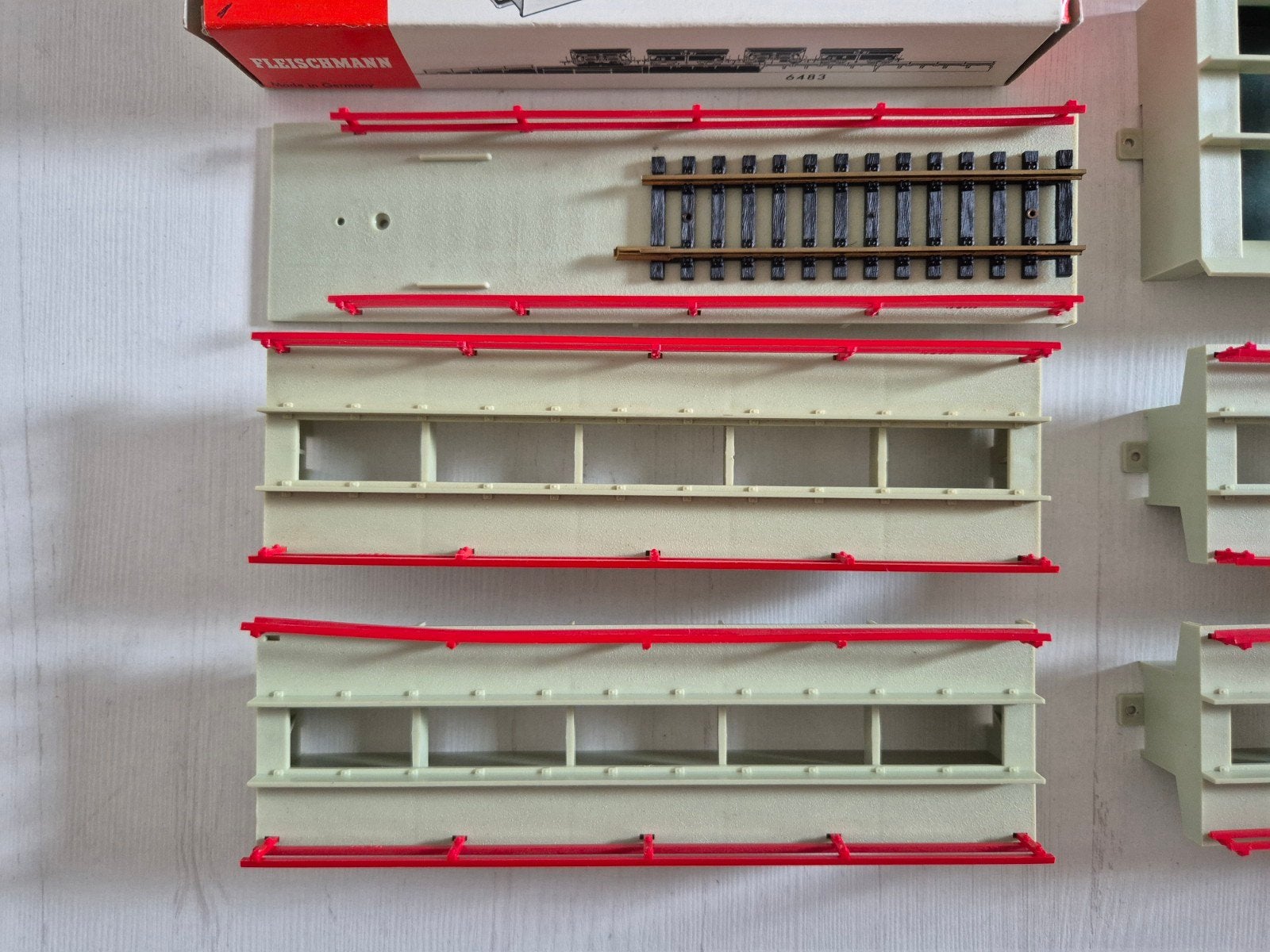 Fleischmann H0 losinstallaties 6481/6482/6483/6485, Ophalen of Verzenden, Gebruikt, Gelijkstroom, Fleischmann