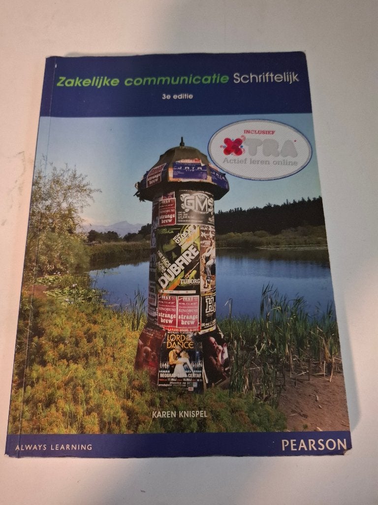 boek zakelijke communicatie schriftelijk, Gelezen, Pearson, Ophalen of Verzenden, MBO