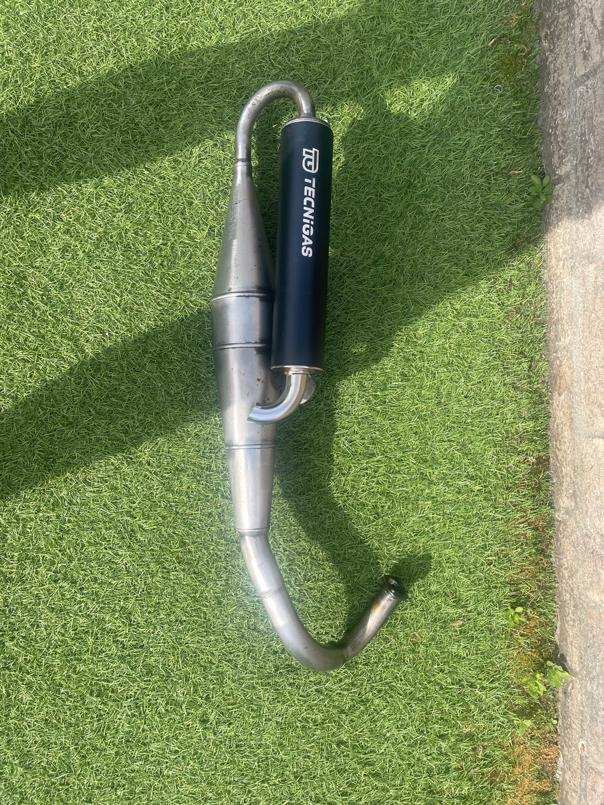 Tecnigas terugloop uitlaat voor scooter/brommer, Ophalen of Verzenden, Gebruikt, Uitlaat