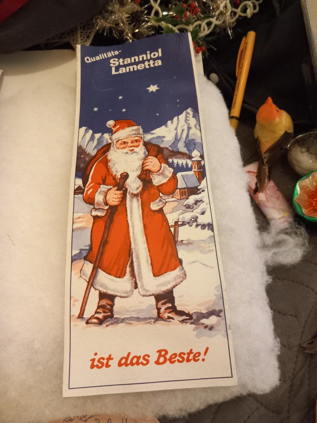 Een set van 2 ongebruikte pakjes originele Stanniol Lametta, Diversen, Ophalen of Verzenden