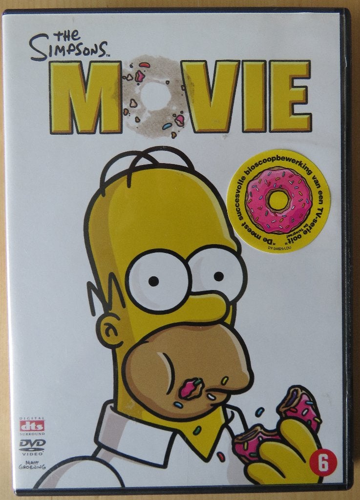 DVD The Simpsons Movie (2007), Ophalen, Gebruikt, Animatie, Amerikaans