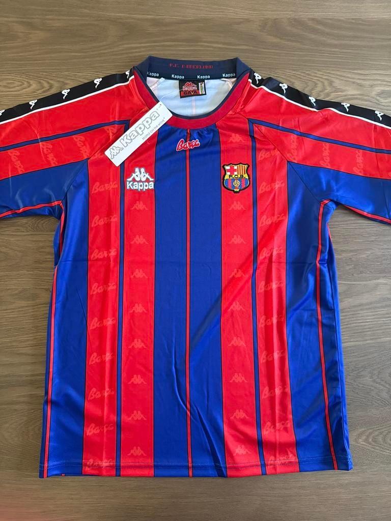 Barcelona 1997/98 Home Shirt Kappa L Retro, Sport en Fitness, Voetbal, Nieuw, Shirt, Maat L, Ophalen of Verzenden