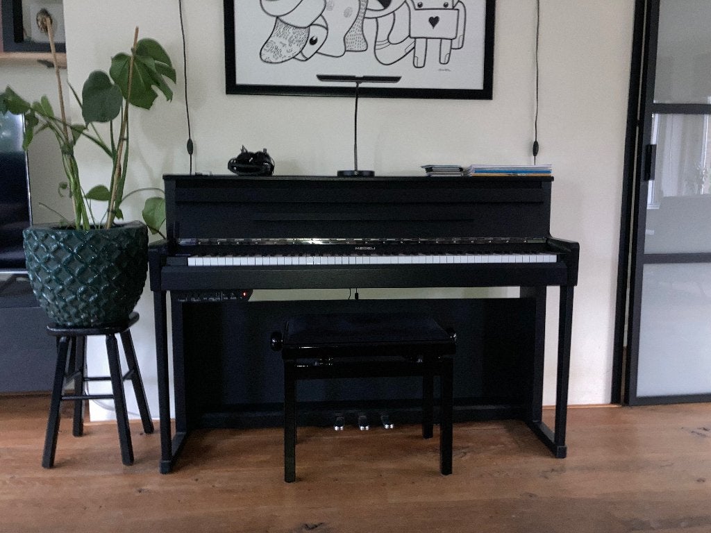 Medeli UP605/BK digitale piano, Muziek en Instrumenten, Ophalen, Zwart, Digitaal, Zo goed als nieuw