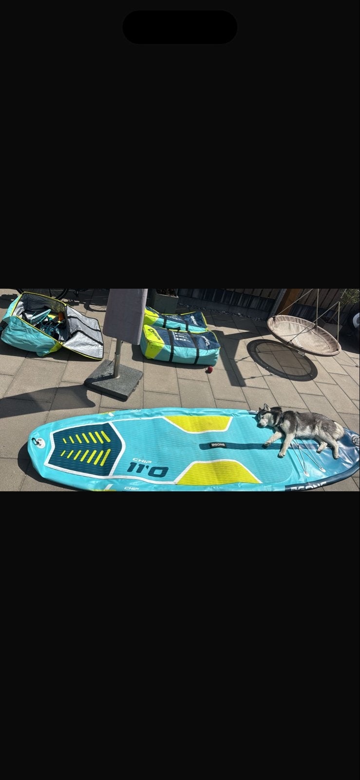 Gong Chip 11'0" SUP Board met Tas - Zo goed als nieuw, Watersport en Boten, Ophalen, Zo goed als nieuw, SUP-boards