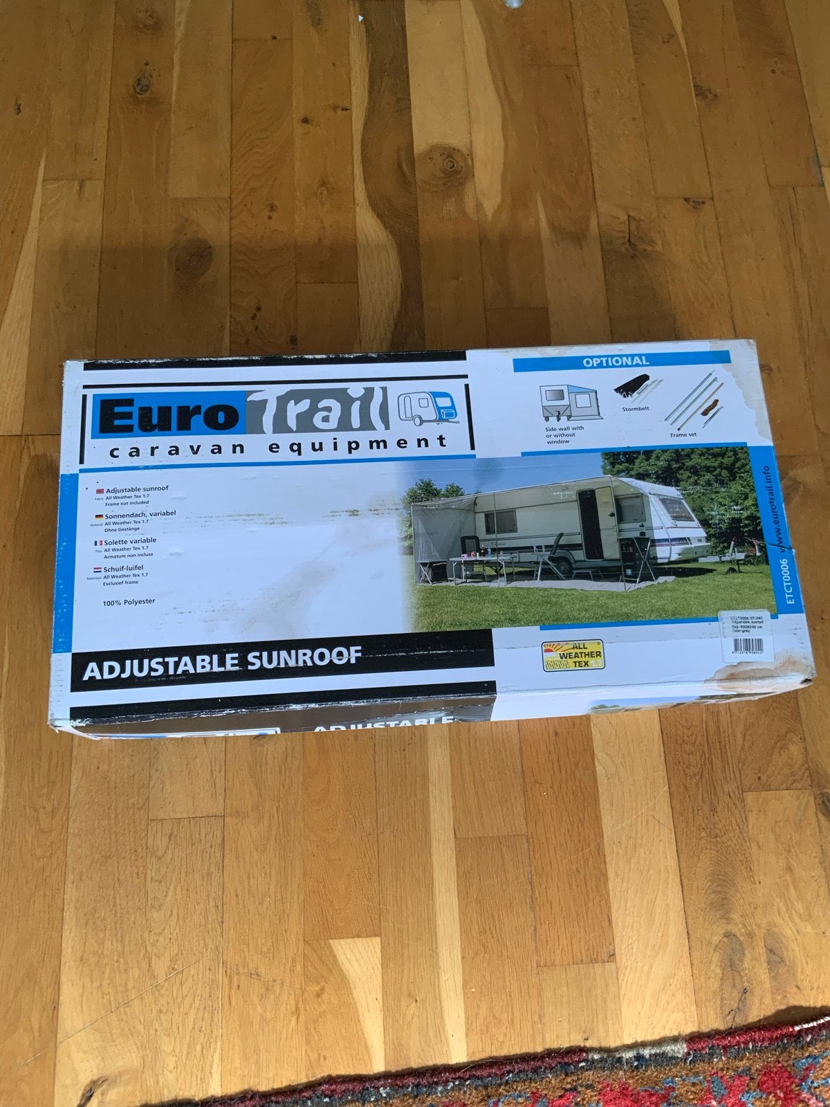 Nieuwe Euro Trail Caravan Luifel ETC T0006 - Grijs, Ophalen, Nieuw