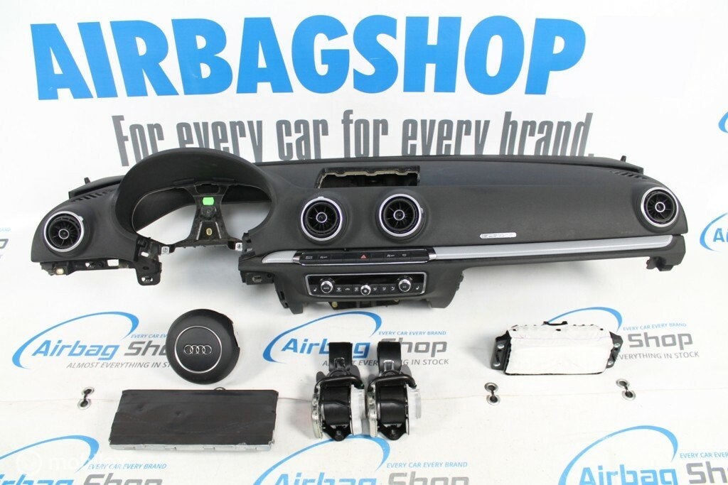 Airbag set Dashboard 3 spaak Quattro Audi A3 8V 2012-2020, Auto-onderdelen