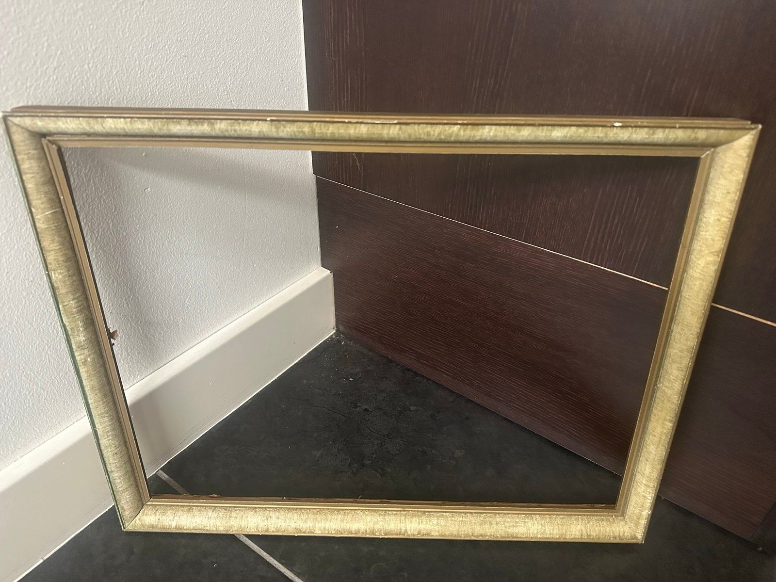 Schilderij lijst, Gebruikt, Ophalen of Verzenden, Fotolijst, Goud