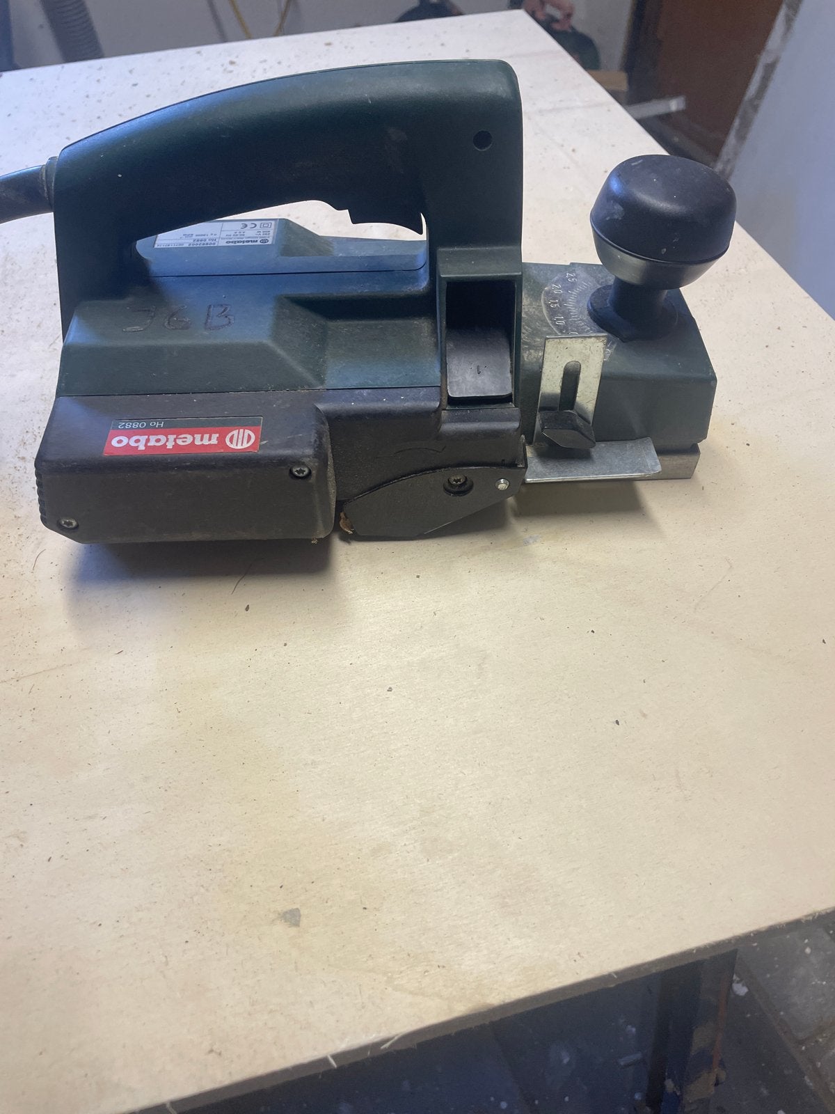 Metabo HO 0882 elektrische schaafmachine 800W, Ophalen of Verzenden, Gebruikt