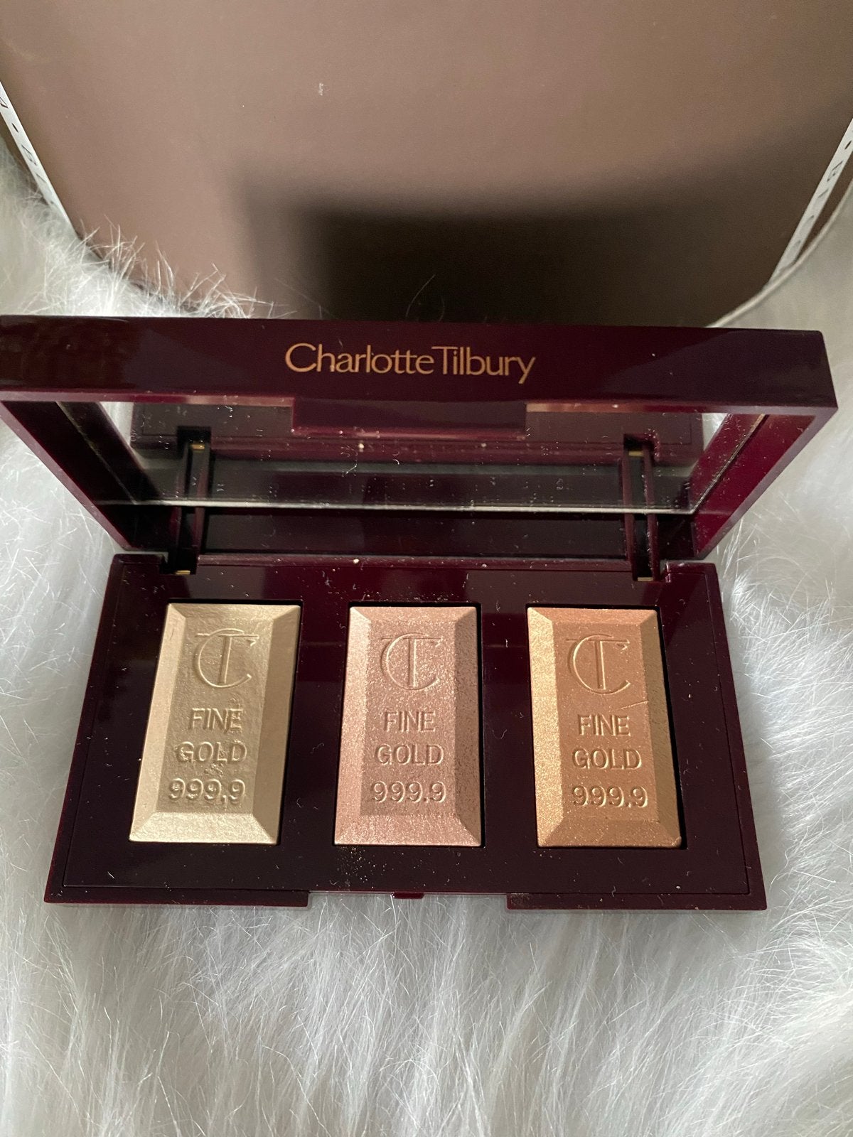 Charlotte Tilbury Bar of Gold Palette Highlighter, Gehele gezicht, Nieuw, Ophalen of Verzenden, Make-up