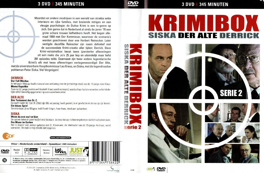 Krimibox, serie 2, Vanaf 16 jaar, Ophalen of Verzenden, Zo goed als nieuw