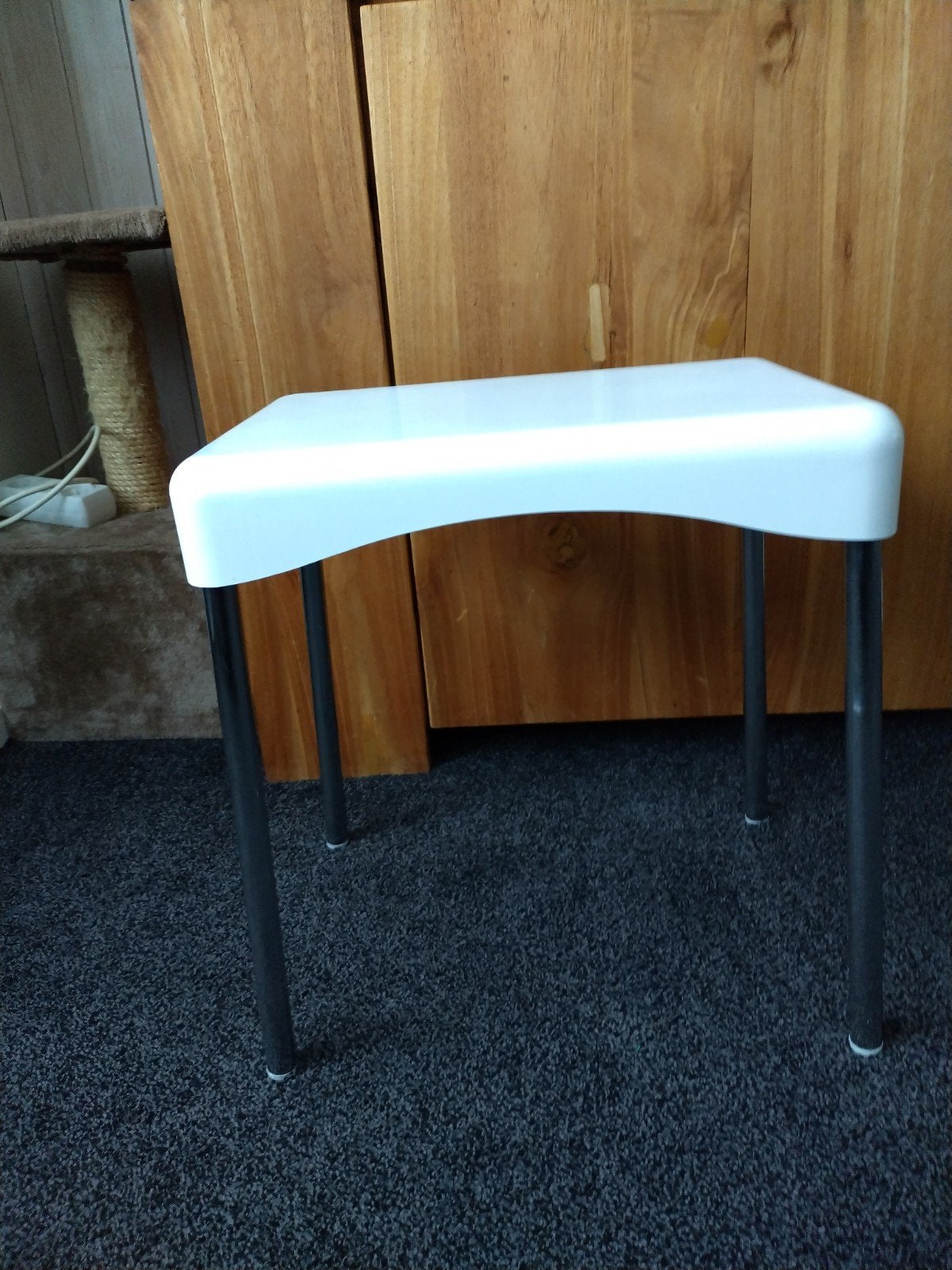 Vintage Italian Designer Kruk CM Marmore Torino Brevetti, Ophalen of Verzenden, Zo goed als nieuw, Kunststof