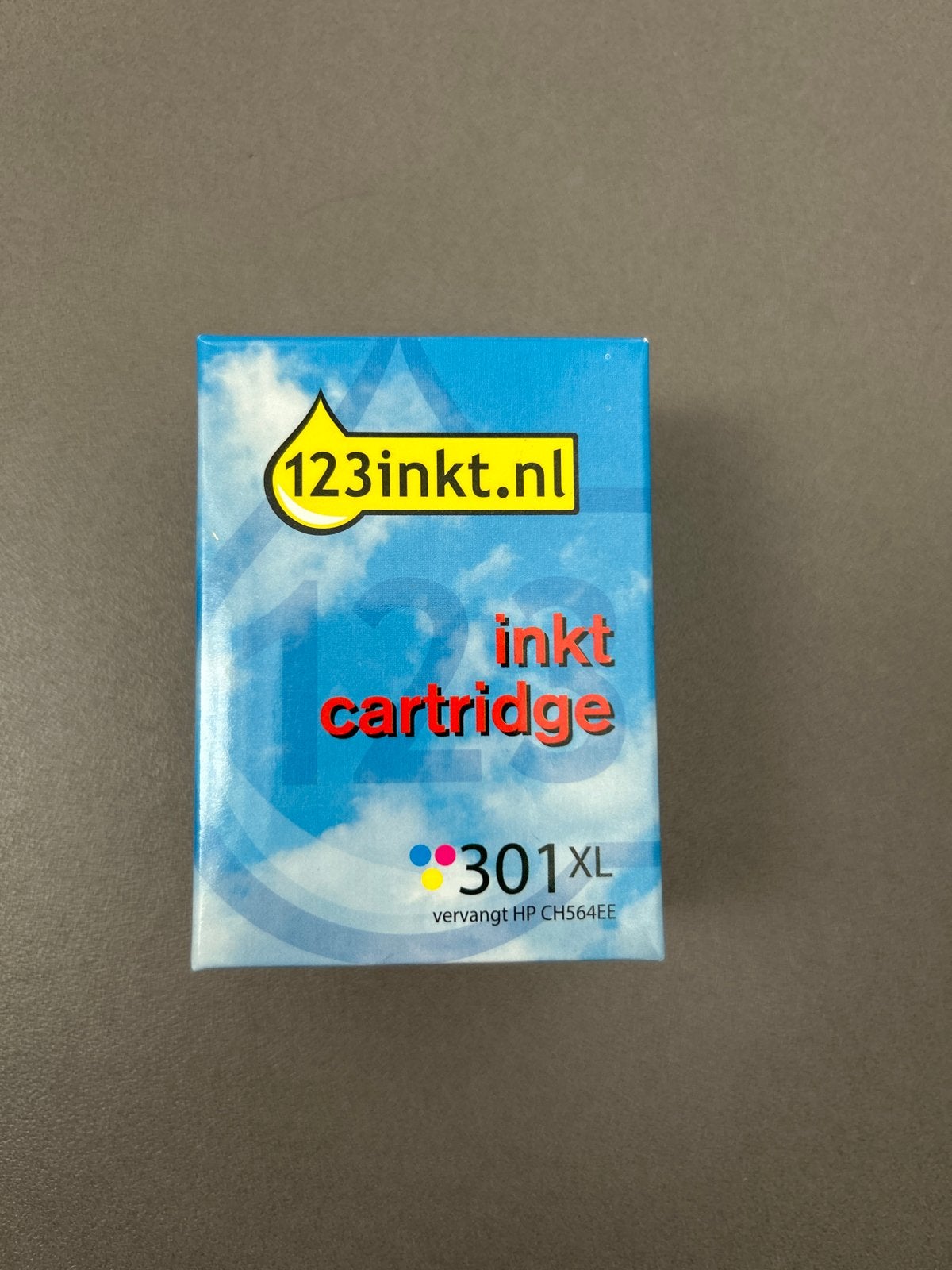 123inkt 301XL Kleur Cartridge (vervangt HP CH564EE), Computers en Software, Ophalen of Verzenden, Nieuw, Cartridge