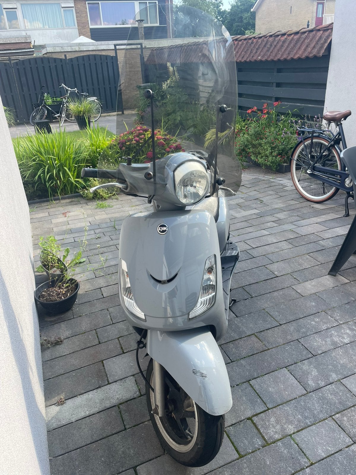 Sym fiddle 2 2016, Fietsen en Brommers, Scooters | SYM, Ophalen, Gebruikt, Maximaal 45 km/u, Benzine