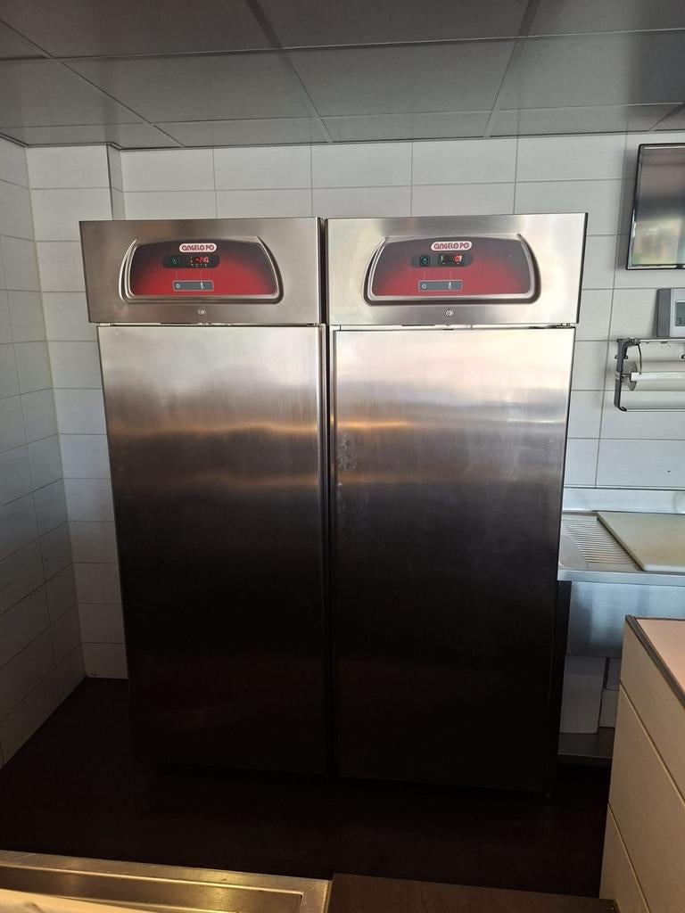 Complete inboedel viswinkel oven koeling frituur vis haring, Ophalen, Gebruikt, Koelen en Vriezen