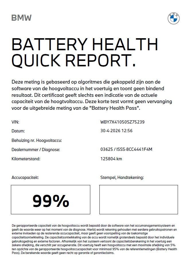 BMW iX3 High Executive 80 kWh SoH 99% (bj 2021, automaat), Auto's, BMW, Automaat, Achterwielaandrijving, Gebruikt, Zwart