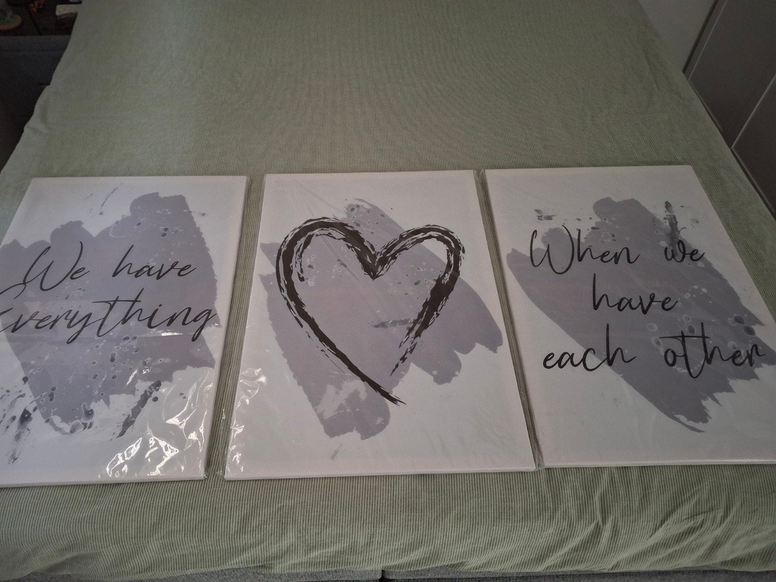 3 delig canvas lijst, Ophalen, Nieuw