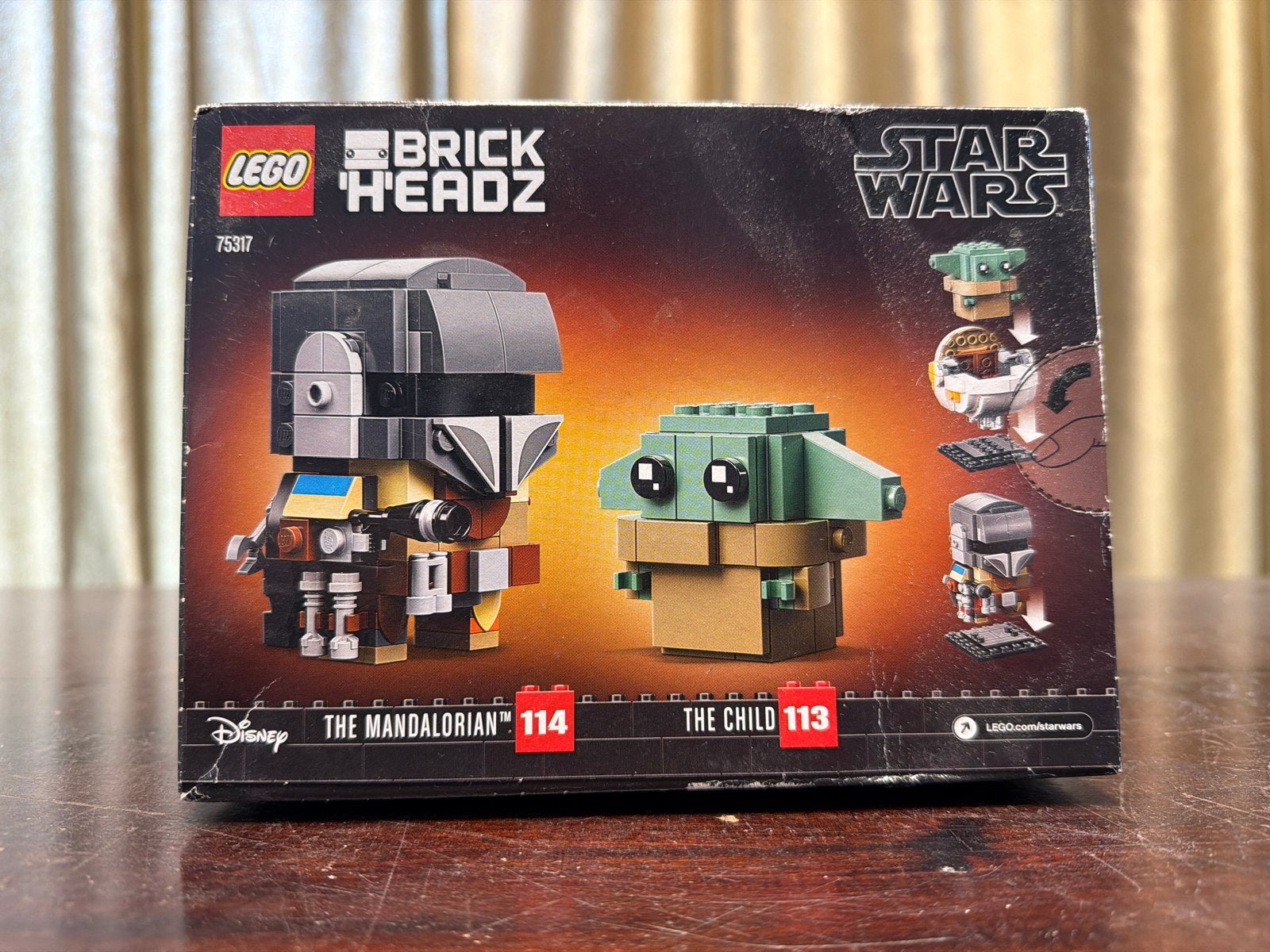 LEGO BrickHeadz Star Wars The Mandalorian & The Child 75317, Ophalen of Verzenden, Nieuw, Overige merken