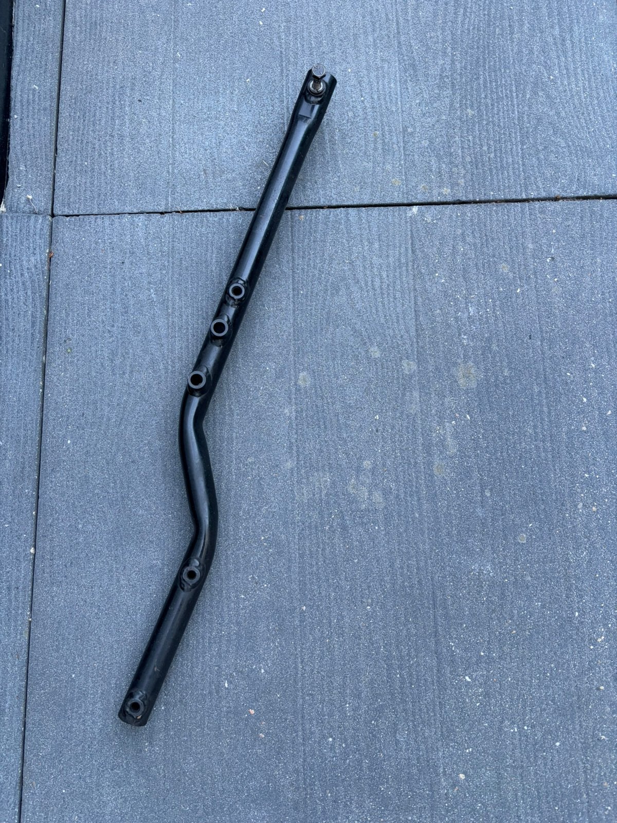 Harley Heritage uitlaat beugel., Ophalen