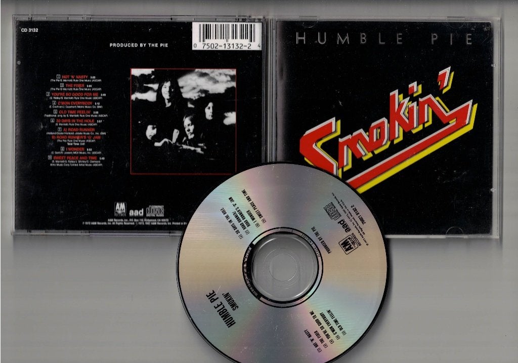 HUMBLE PIE CD Smokin', Ophalen of Verzenden, Zo goed als nieuw, Poprock