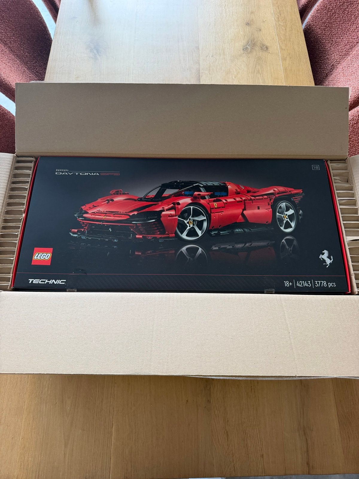 LEGO Technic Ferrari Daytona SP3 (42143) - Nieuw in doos, Ophalen, Nieuw, Overige merken