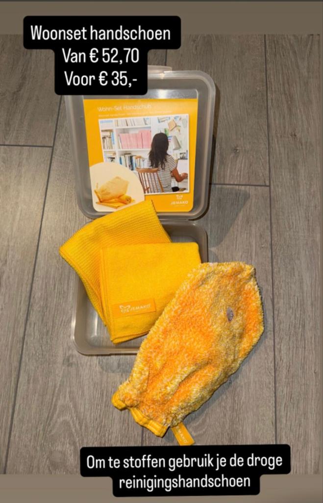 Jemako Woonset Handschoen - Nieuwstaat, Huis en Inrichting, Ophalen of Verzenden