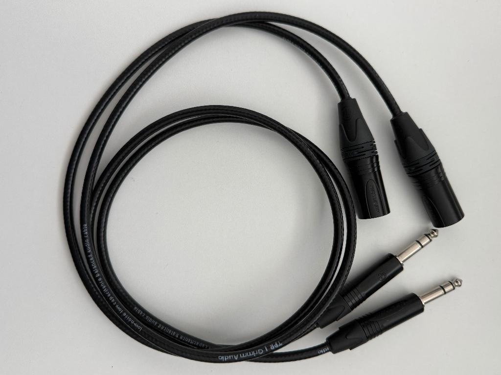Grimm Audio TPR Interlinks 1.0m, nieuw, Audio, Tv en Foto, Audiokabels en Televisiekabels, Ophalen, Nieuw, Minder dan 2 meter