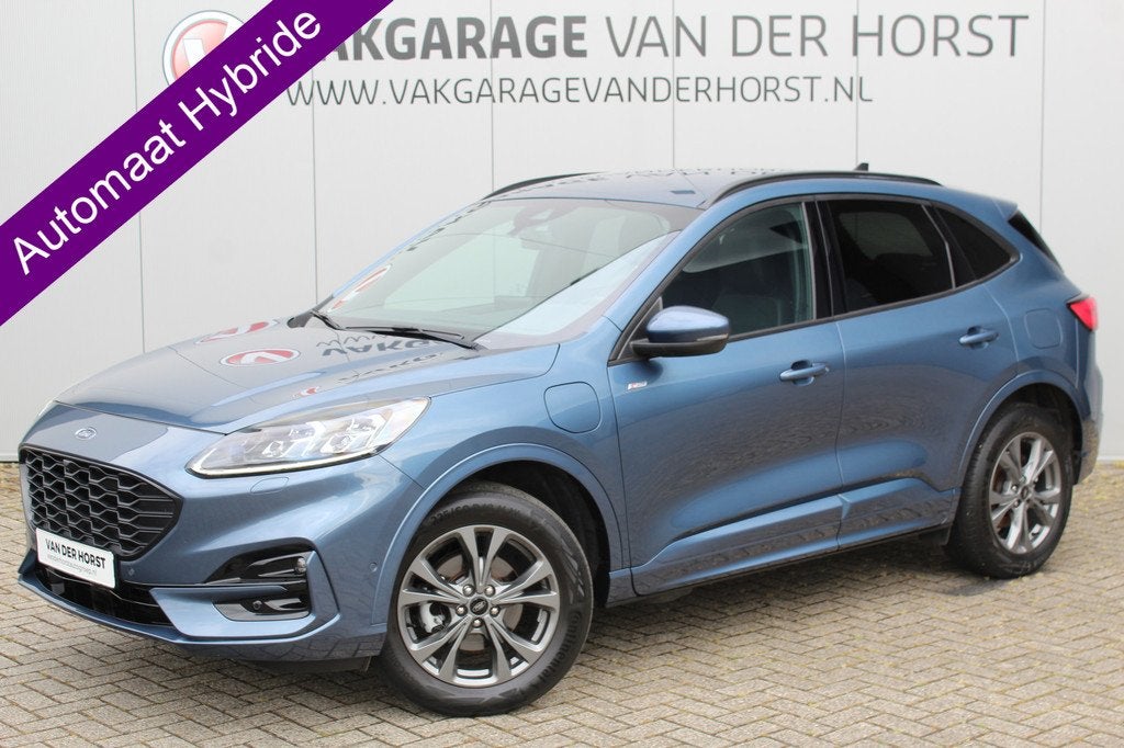 Ford Kuga 2.5-225pk PHEV ST-Line X. Hybride rijden voor een, Auto's, Ford, 12 maanden, Gebruikt, 4 cilinders, Blauw