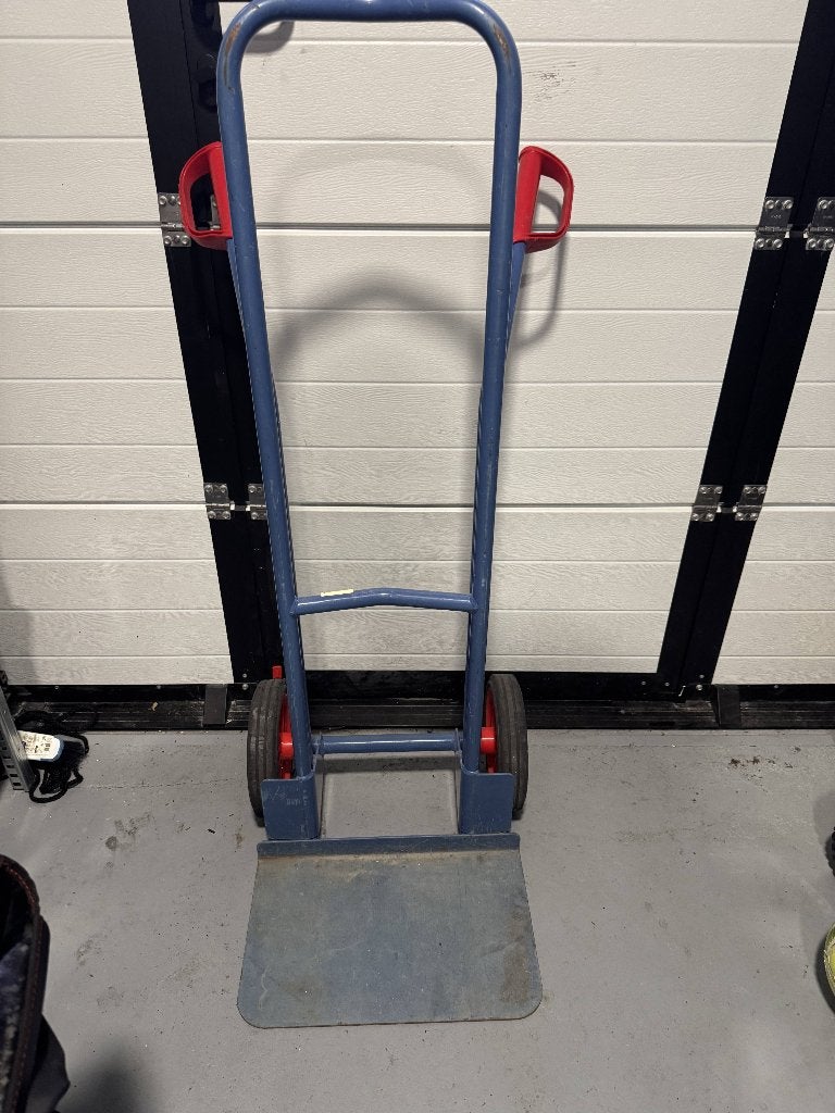 Stalen Steekwagen Fetra B1328V 300 kg H1600 mm Antilekbanden, Ophalen, Steekwagen