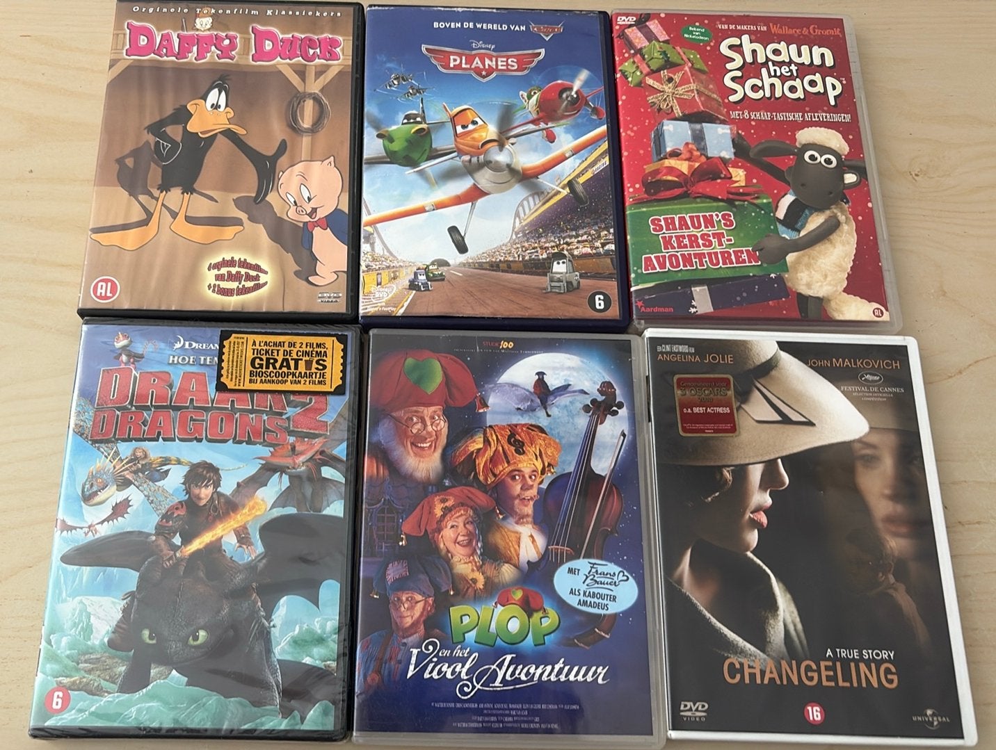 6 DVD’S, Alle leeftijden, Ophalen of Verzenden, Zo goed als nieuw