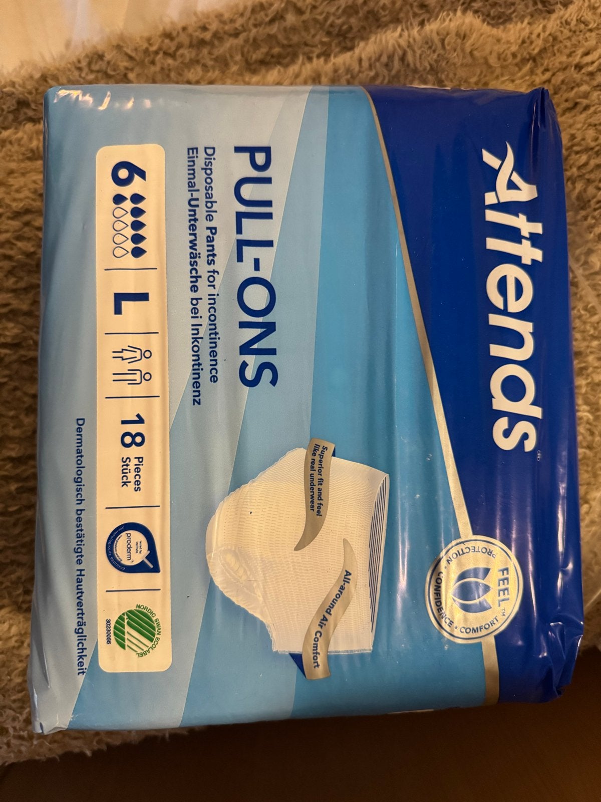 Attends pull-on broekjes maat L, Diversen, Verpleegmiddelen, Nieuw, Ophalen