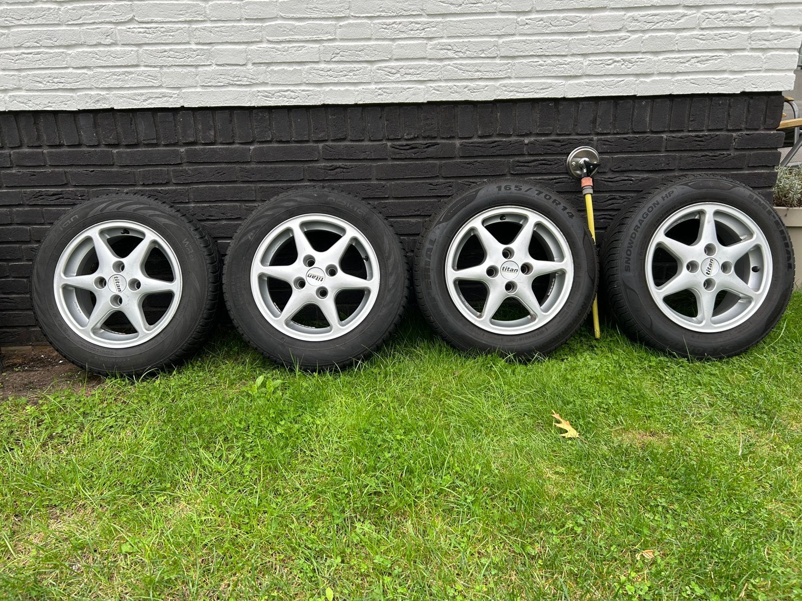 Toyota aluvelgen 14 inch winterbanden, Ophalen, 14 inch, 175 mm, Nieuw