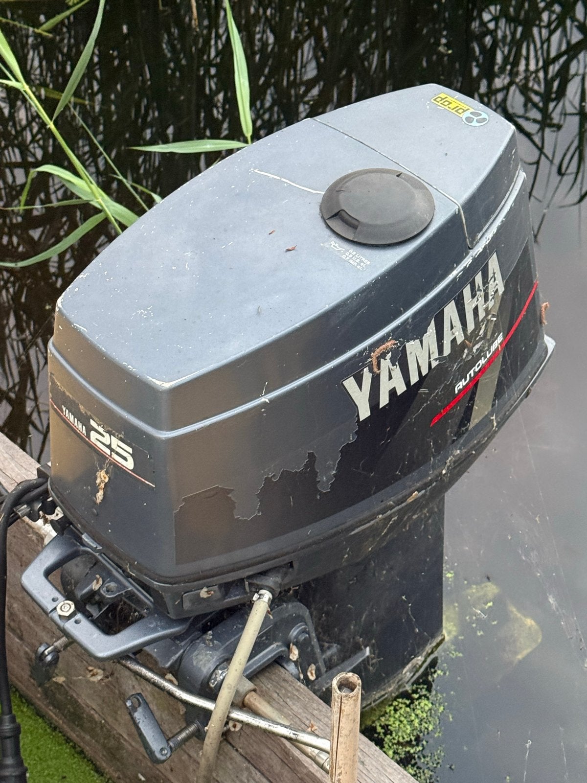 Yamaha 25 pk 2-takt buitenboordmotor met afstandsbediening, Ophalen, 10 tot 30 pk, Gebruikt, Met afstandsbediening