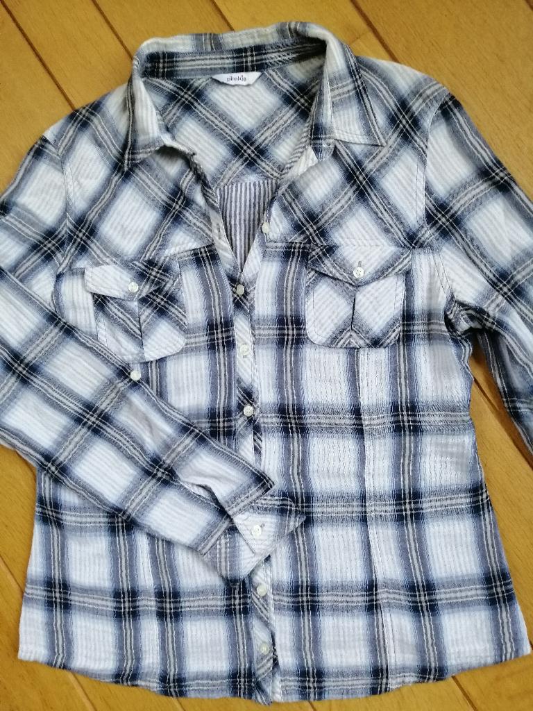 PIMKIE bloes wit blauw ruit maat M, Maat 38/40 (M), Blauw, Ophalen of Verzenden, Zo goed als nieuw