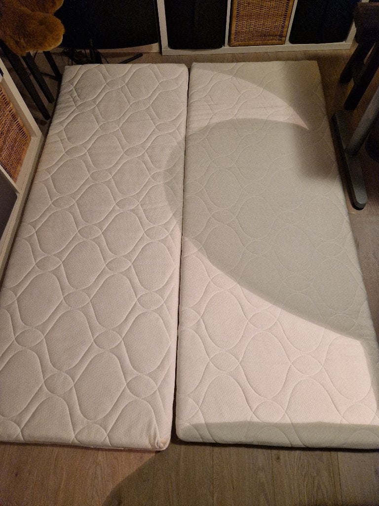 Matras toppers 70x190x6, Ophalen, 190 cm of minder, Zo goed als nieuw, Matras