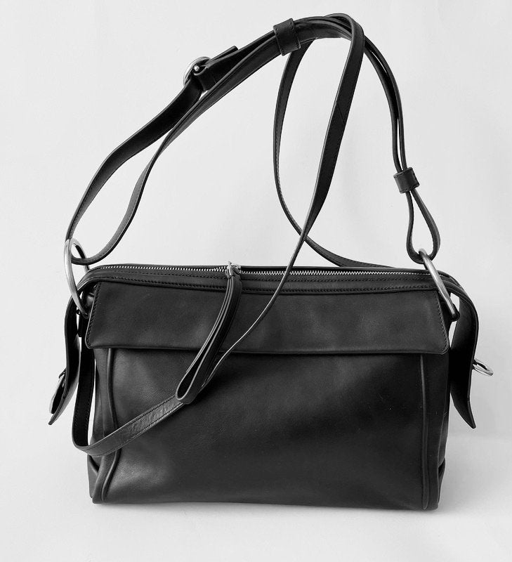 Marc by Marc Jacobs tas leer, Verzenden, Zo goed als nieuw, Zwart, Shopper