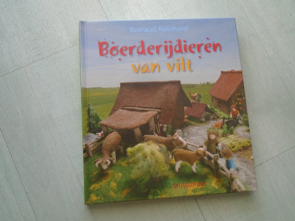 boerderijdieren van vilt, rotraud reinhard, Ophalen of Verzenden, Zo goed als nieuw, Overige onderwerpen, Rotraud reinhard