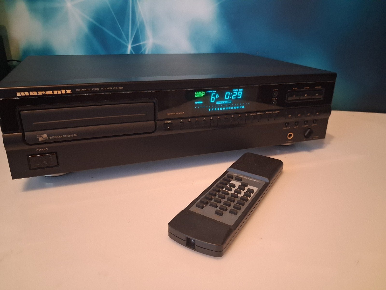 Marantz CD 52  cd speler+afstandsbediening, Ophalen of Verzenden, Gebruikt, Marantz