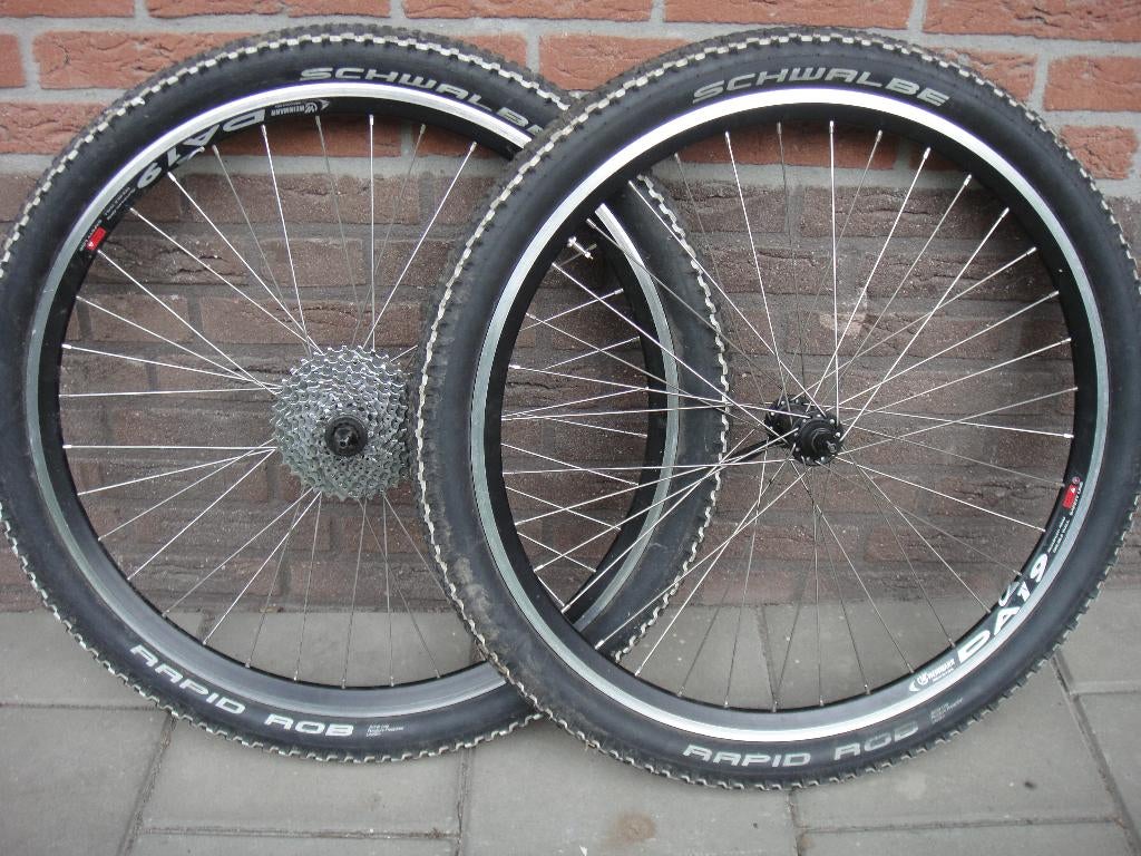Wielset ATB 26 inch, Fietsen en Brommers, Fietsonderdelen, Zo goed als nieuw, Weinmann, Mountainbike, Ophalen