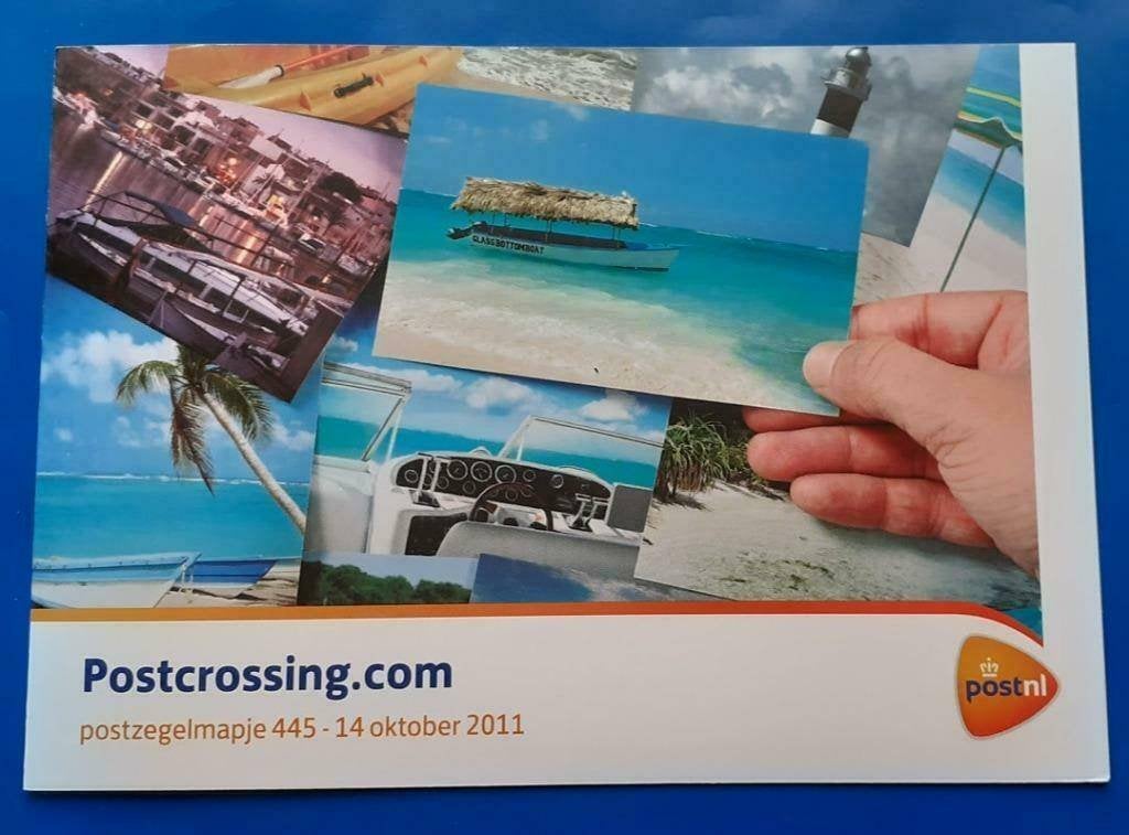 Postzegelmapje 445 - Postcrossing 2011, Verzenden, Na 1940, Postfris