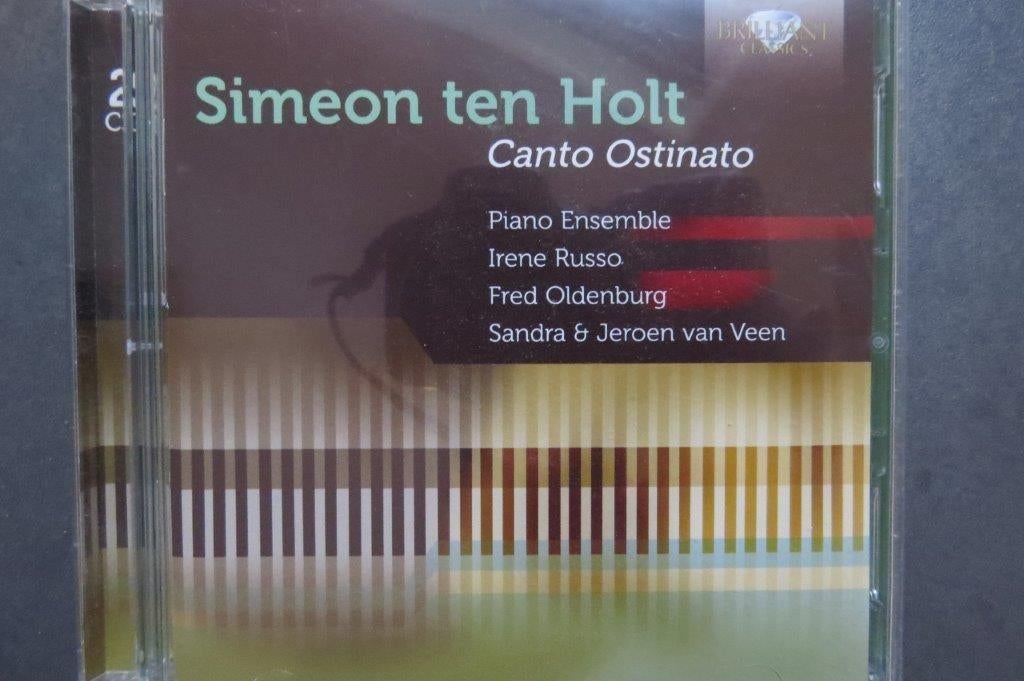 2Cd: Simeon ten Holt, Canto Ostinato, Sandra Jeroen van Veen, Ophalen of Verzenden, Classicisme, Zo goed als nieuw, Kamermuziek