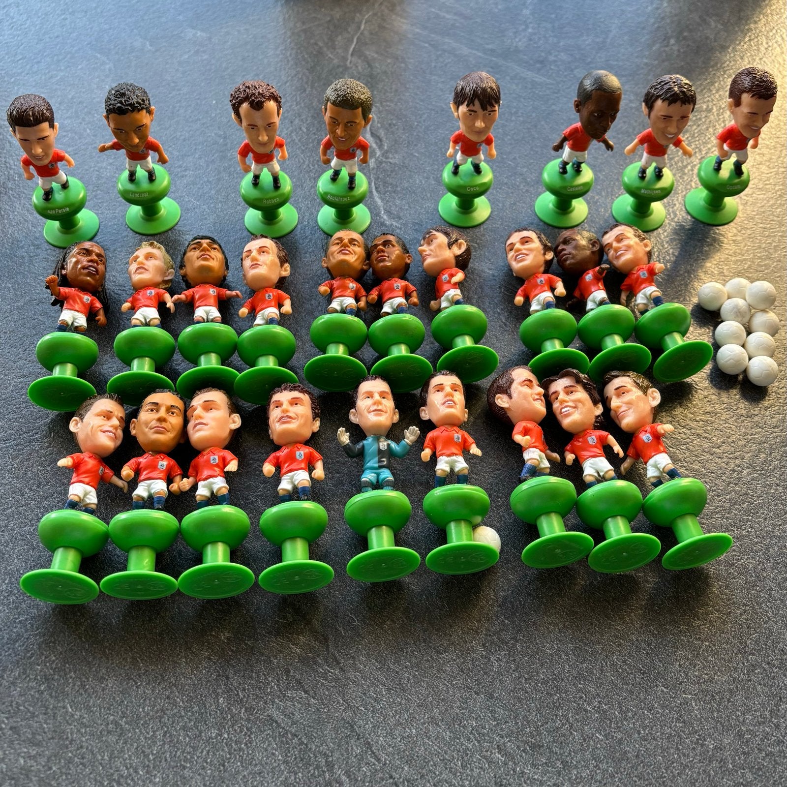 Voetbalbeeldjes Oranje spelers - Nederlands Elftal, Ophalen, Gebruikt, Overige sporten, Beeldje of Poppetje