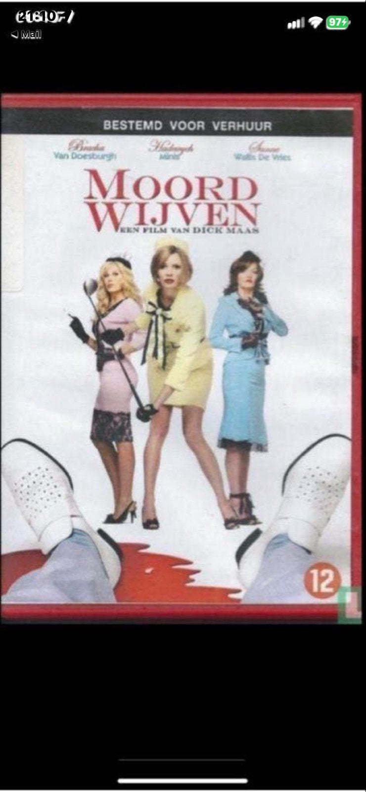 Moordwijven - Een film van Dick Maas (DVD), Maffia en Misdaad, Nederlands, Vanaf 12 jaar, Gebruikt