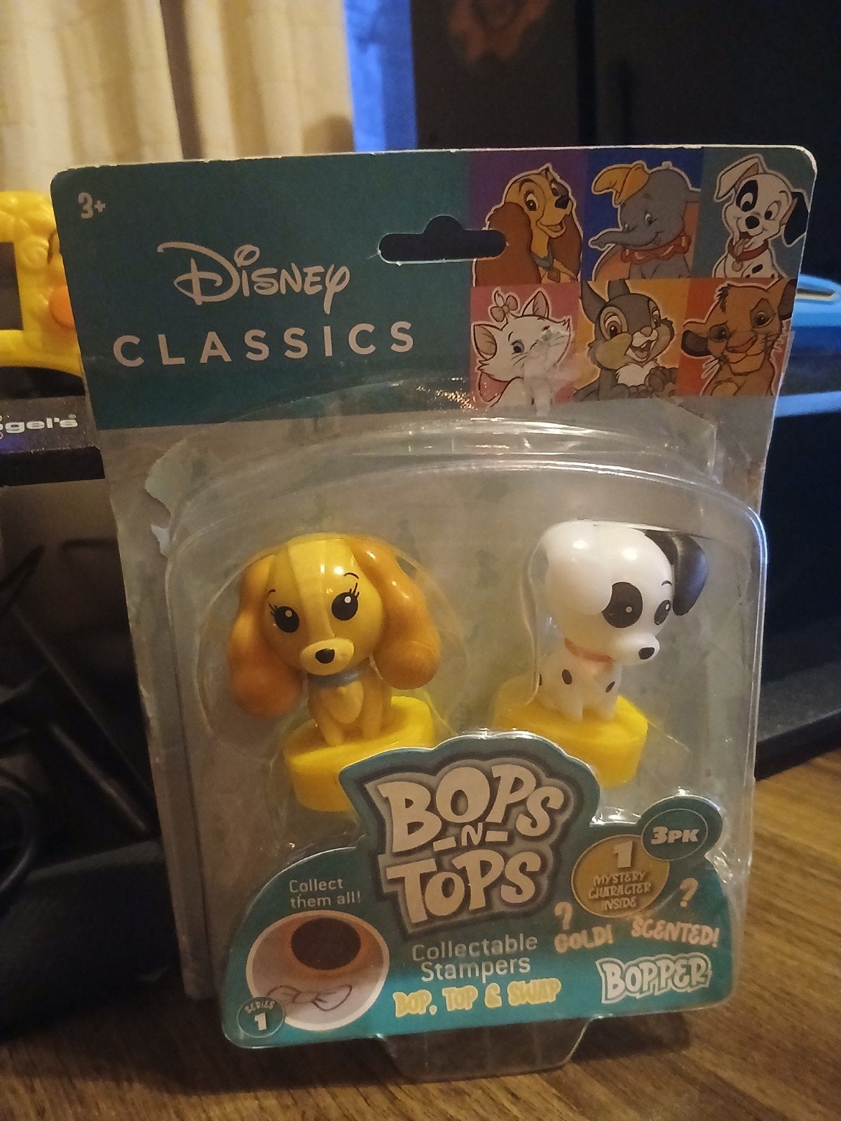 Disney bops n tops met 3 speelgoed dieren figuurtjes, Ophalen of Verzenden, Nieuw