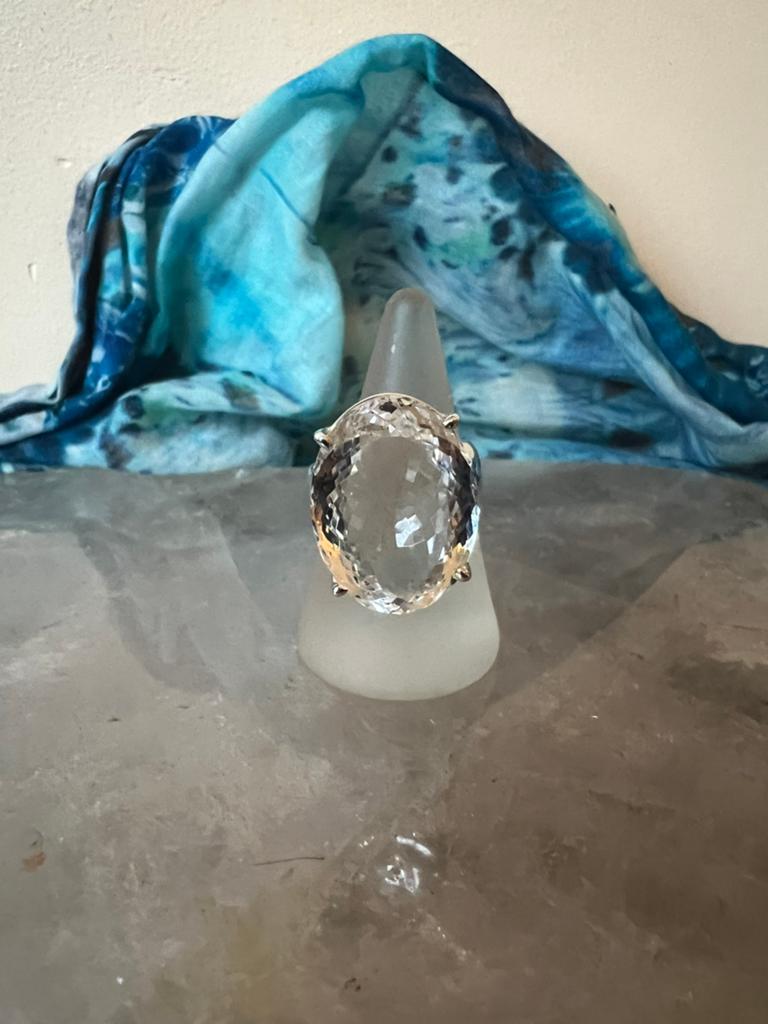 Bergkristal azeztuliet XL hoge trilling eyecatcher zeldzaam, Nieuw, Ophalen of Verzenden, 17 tot 18, Dame of Heer