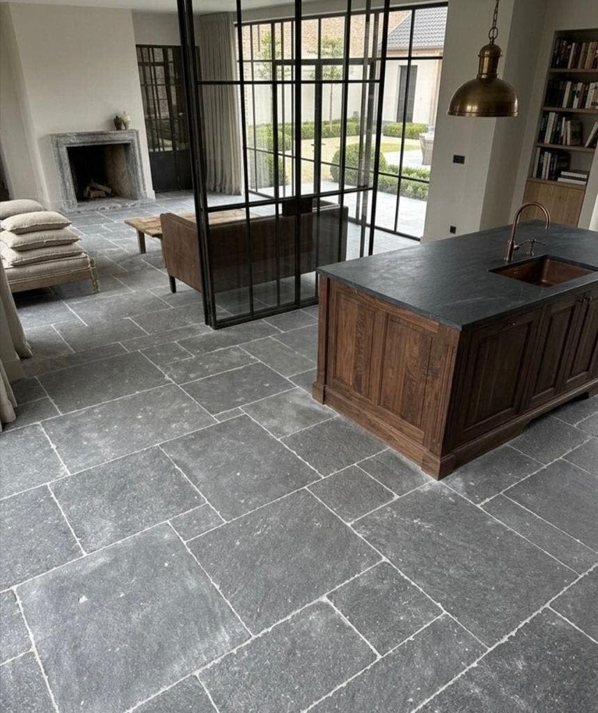 RAW CHATEAU TEGELS BOURGONDISCHE DALLEN VLOER!, 75 m² of meer, Overige typen, Nieuw, Ophalen of Verzenden