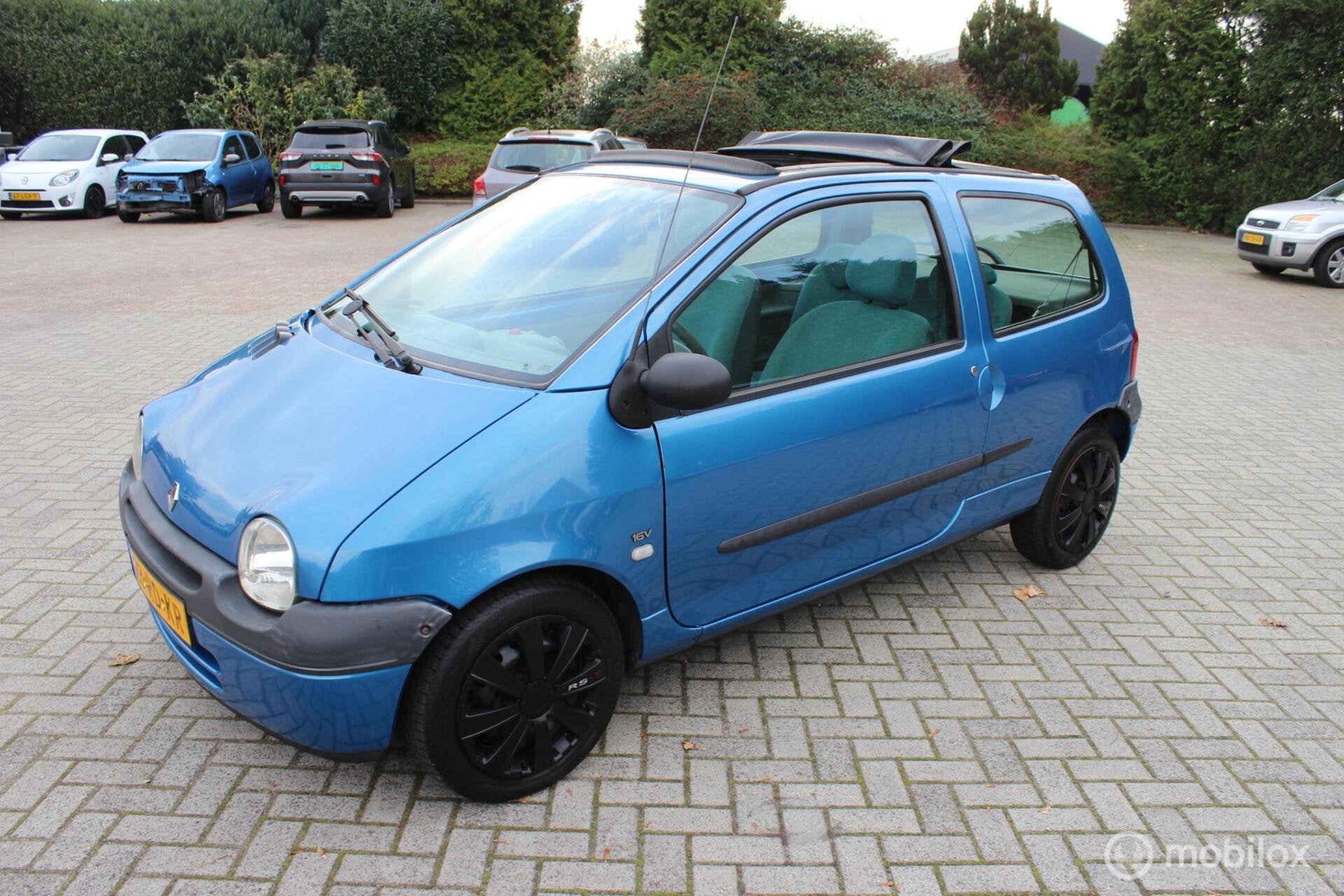 Renault Twingo 1.2-16V Expression, cabriodakje, Auto's, Voorwielaandrijving, 4 cilinders, Origineel Nederlands, Bedrijf