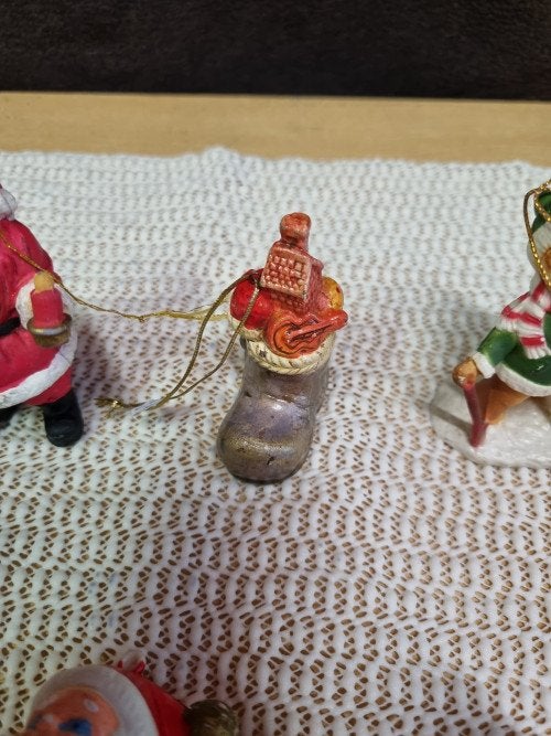 kerst beeldjes hangers 9x [a959], Diversen, Kerst, Ophalen of Verzenden, 'T Olde Gre-j, Info@toldegrej.nl, Endepoelstraat 20f Didam