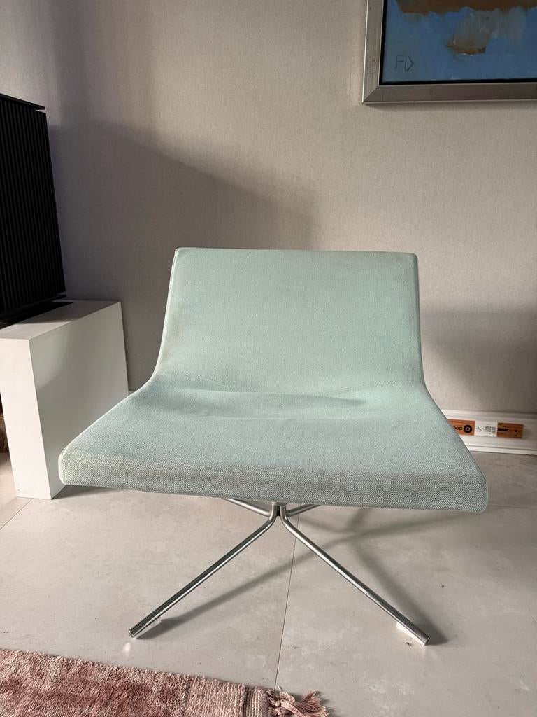 2x Jean Marie Massaud OFFECCT Fauteuils - Design Stoelen, Huis en Inrichting, Fauteuils, Ophalen, Gebruikt, Stof, 75 tot 100 cm