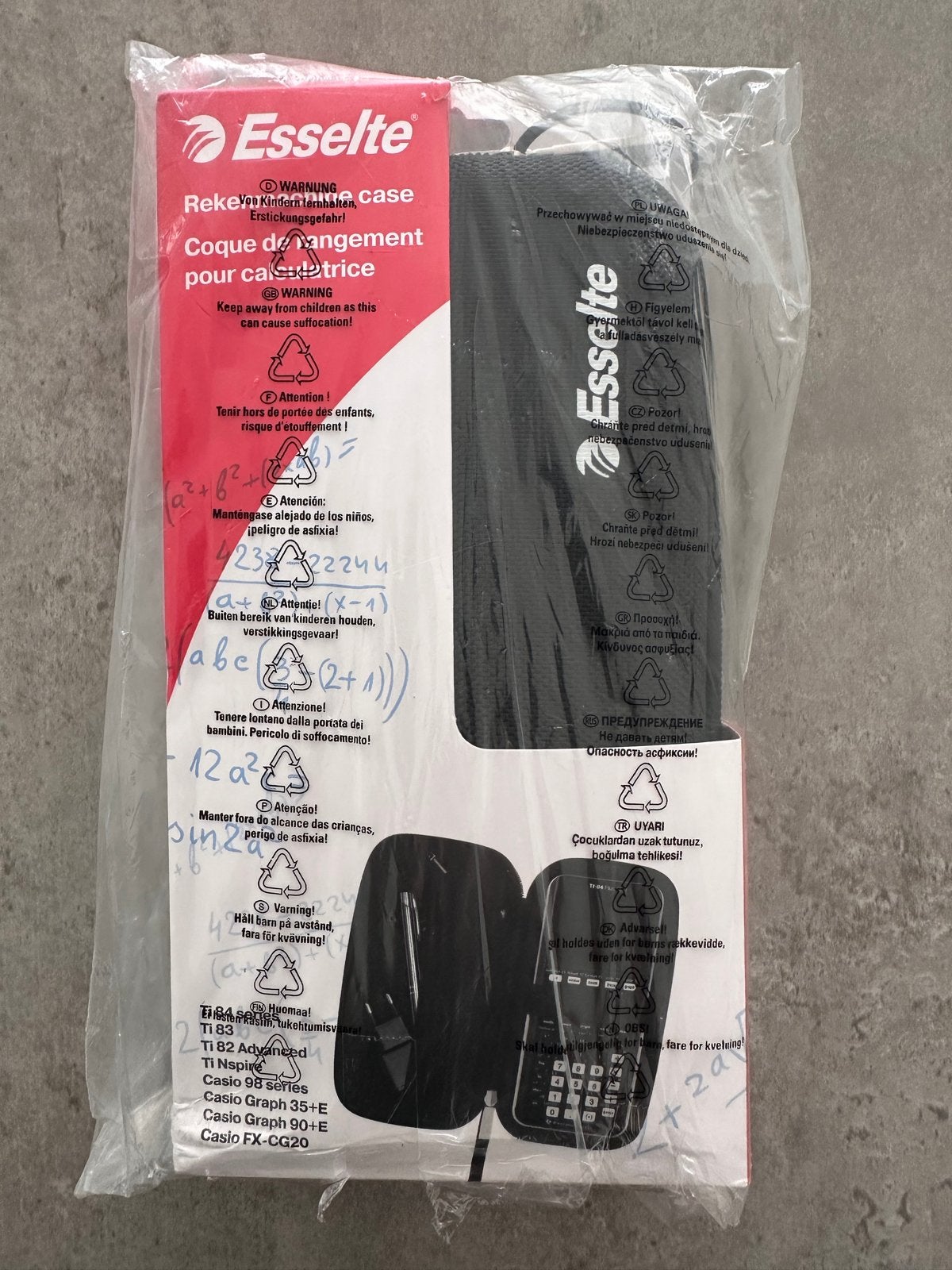 Esselte Nieuwe Rekenmachine case in verpakking., Ophalen of Verzenden, Nieuw